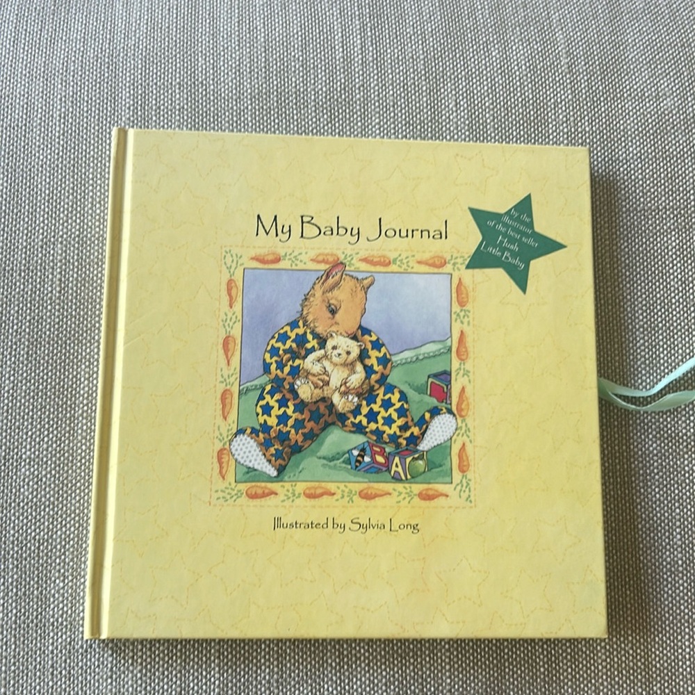 Baby Journal Illustrated by Silvia Long, author of Hush Little Baby. New